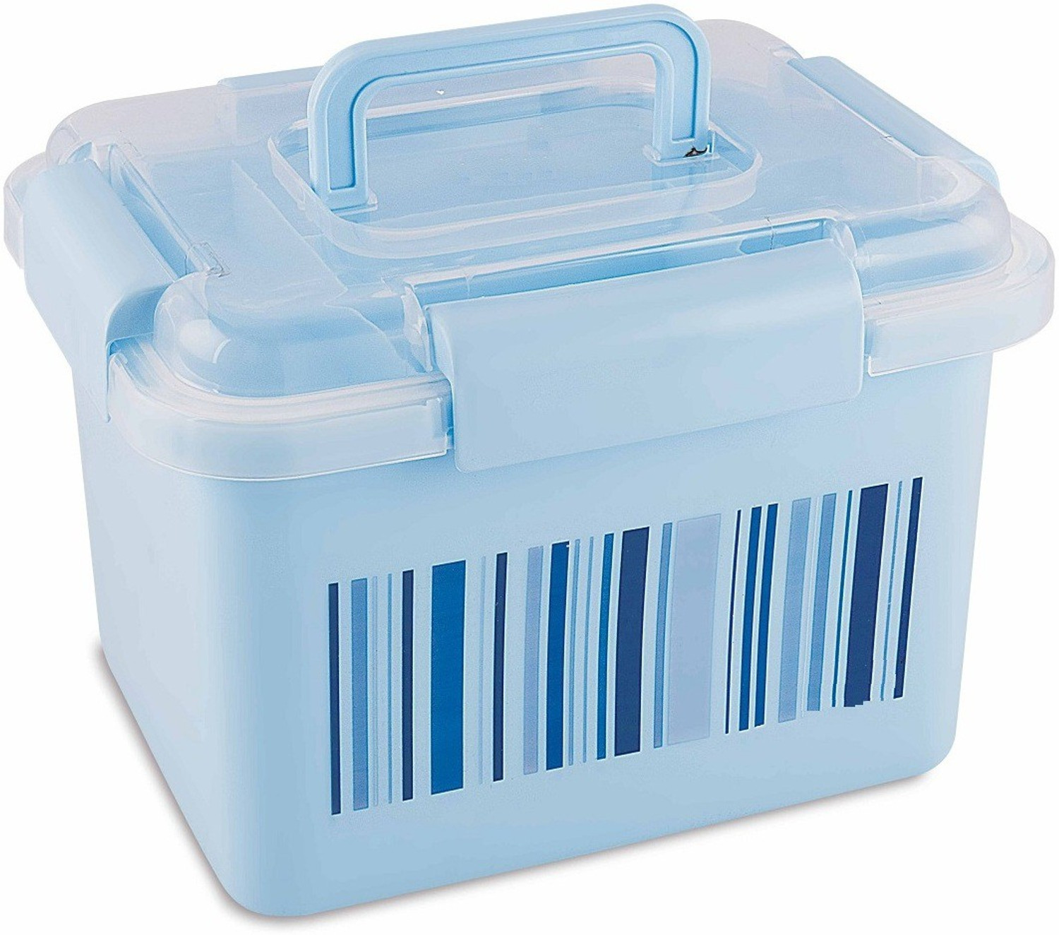 Image of AAKAR - Big Storage Medical First Aid Box (Blue) Medicine Dispenser