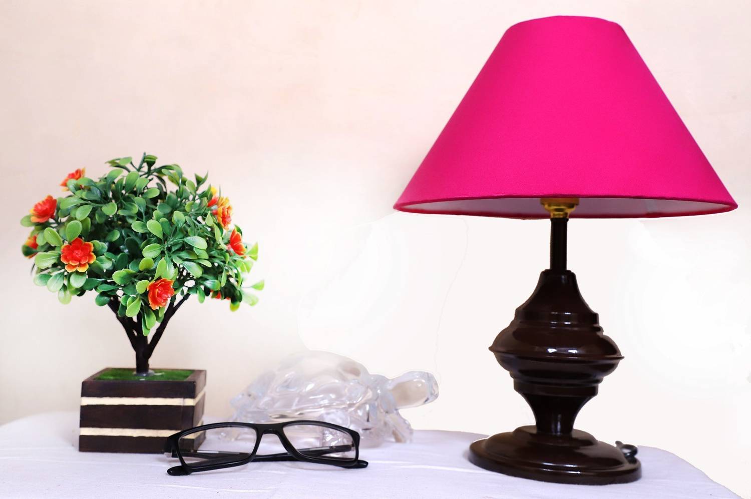 CANDELA Conical Shade Table Lamp (Pink) Table Lamp