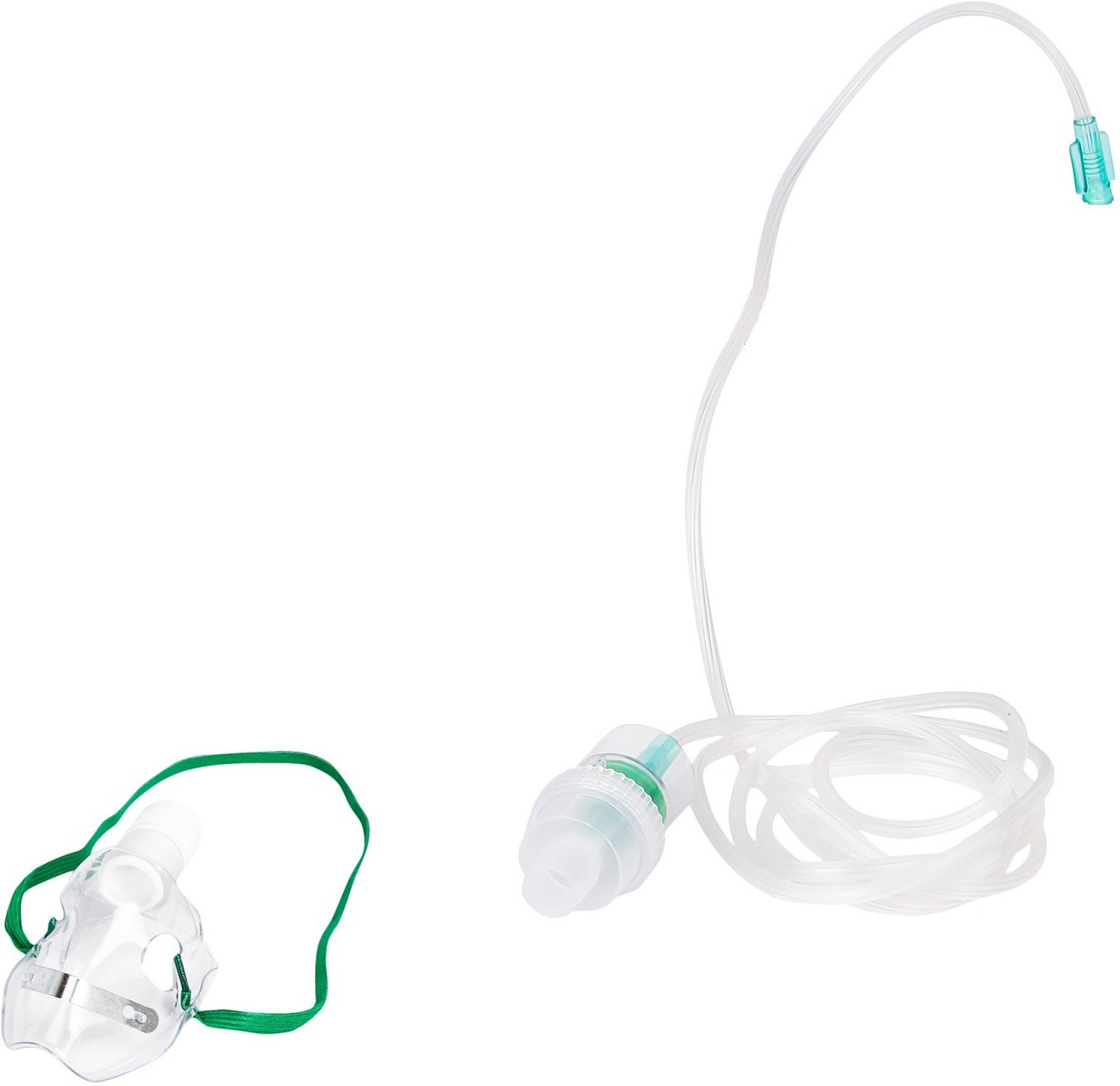 Image of Control D Pediatric Child Mask Kit with Air Tube,Medicine Chamber Nebulizer (Transparent, Blue)