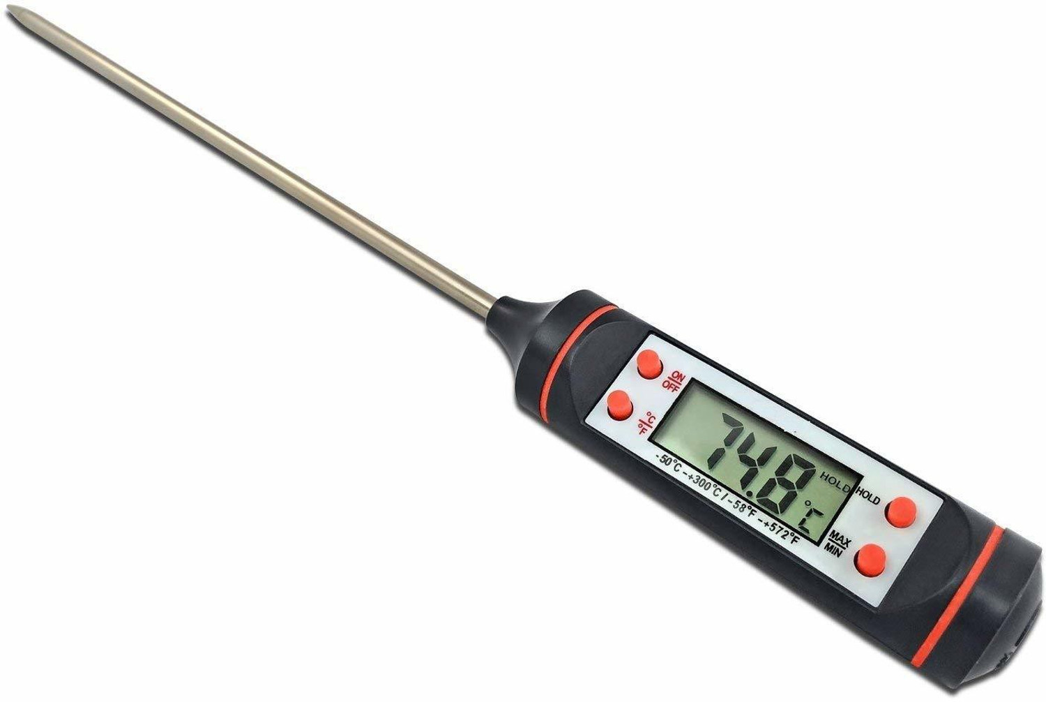 Image of Cutezy Digital LCD Cooking Food Meat Probe Kitchen BBQ Temperature Test Pen Instant Read Thermocouple Kitchen Thermometer