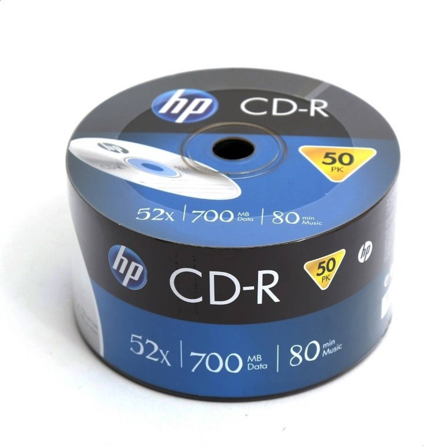 HP CD Recordable CRA00070 Pack of 50 Disc Shrink Wrap Speed 52x
