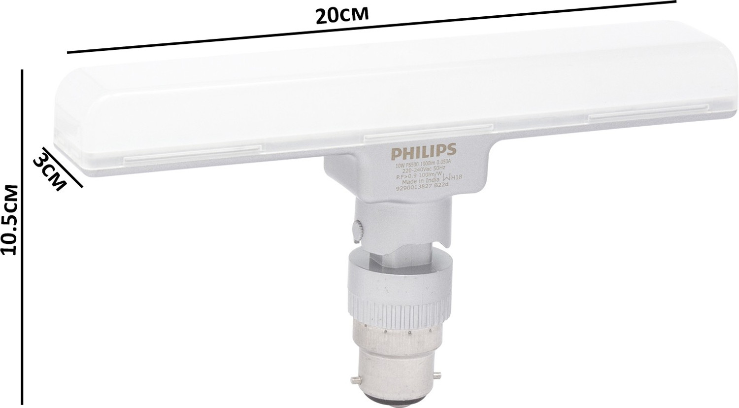 Image of PHILIPS 10 W Basic T-Bulb B22 LED Bulb