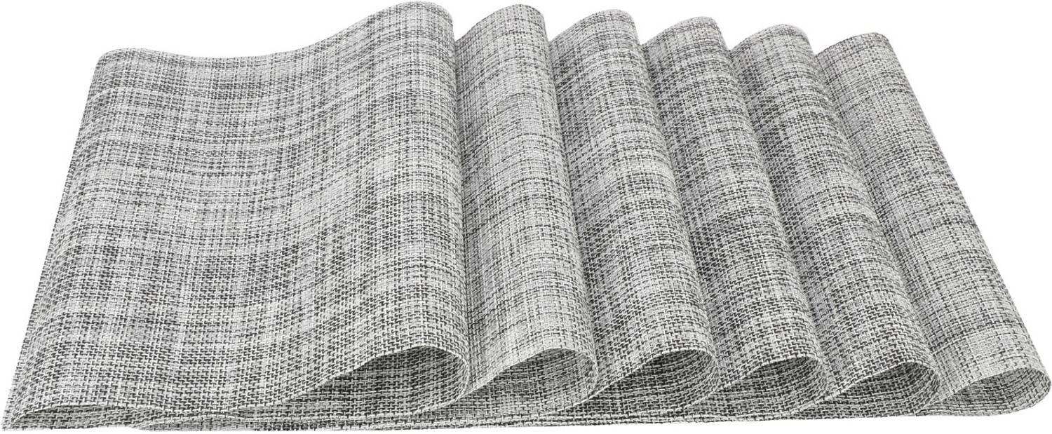 AREO Rectangular Pack of 6 Table Placemat