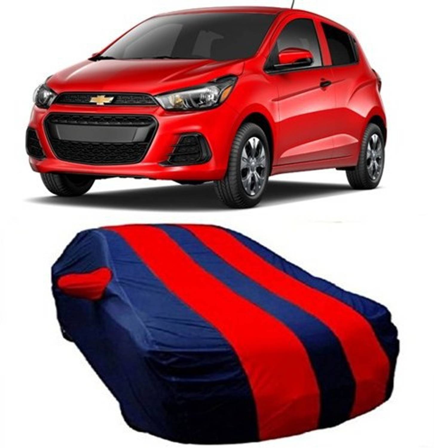 AAMANG Car Cover For Chevrolet Spark (With Mirror Pockets)