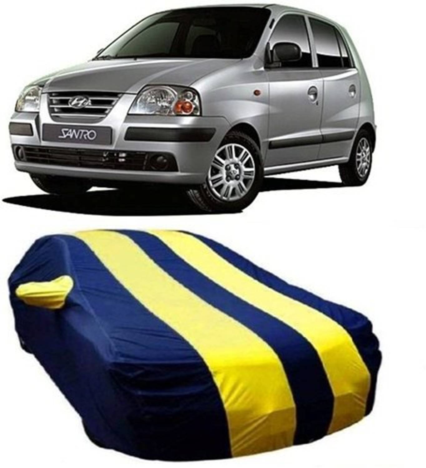 AAMANG Car Cover For Hyundai Santro (With Mirror Pockets)