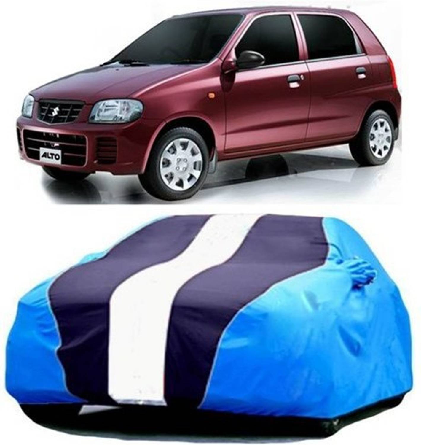 AAMANG Car Cover For Maruti Suzuki Alto (With Mirror Pockets)