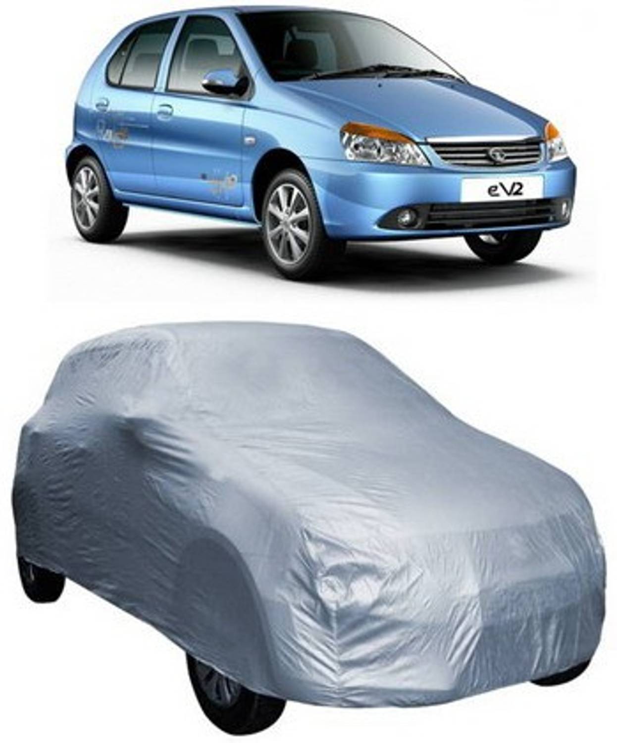 AAMANG Car Cover For Tata Indica eV2 (Without Mirror Pockets)