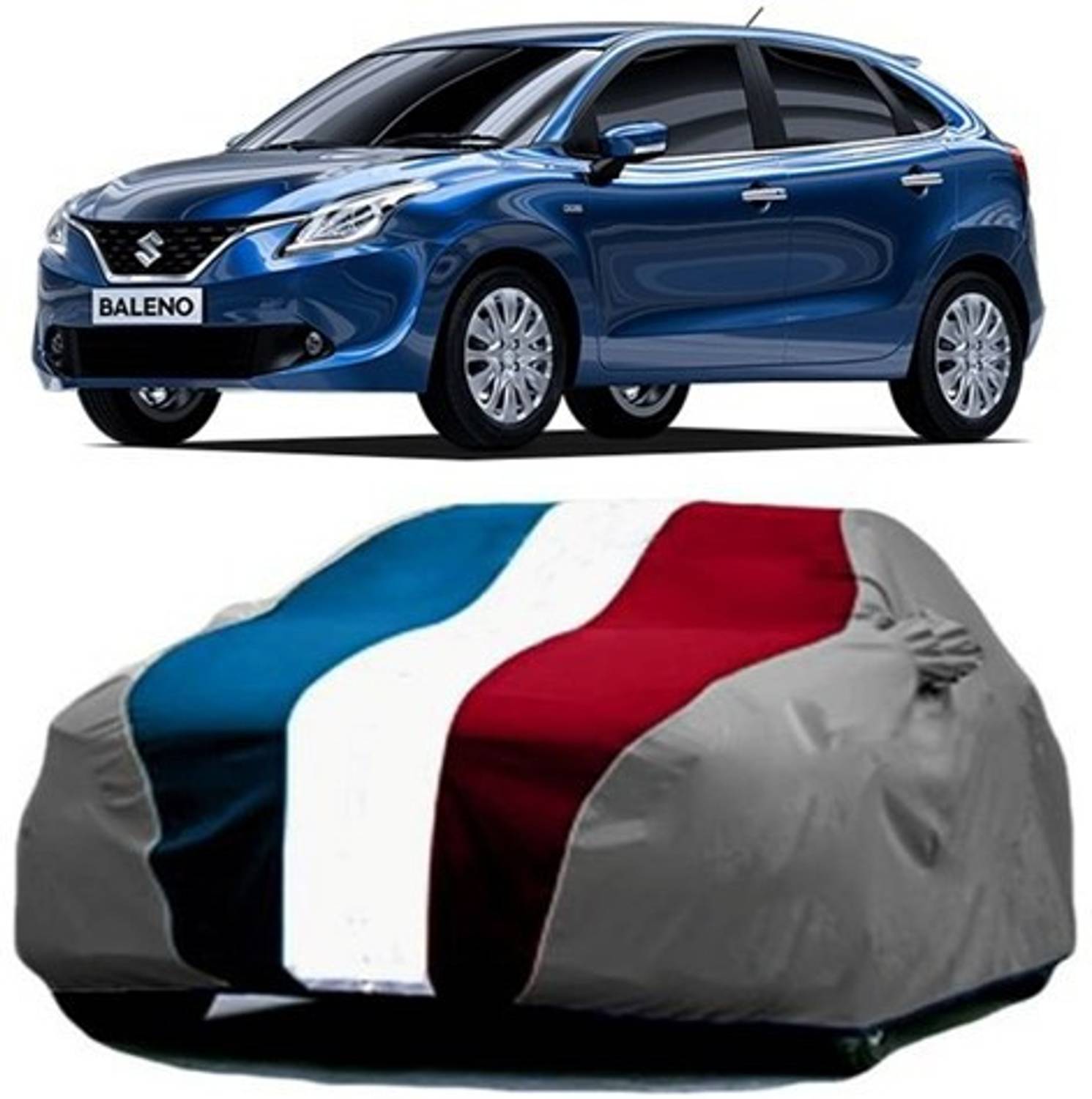 AASDEE Car Cover For Maruti Suzuki Baleno (With Mirror Pockets)