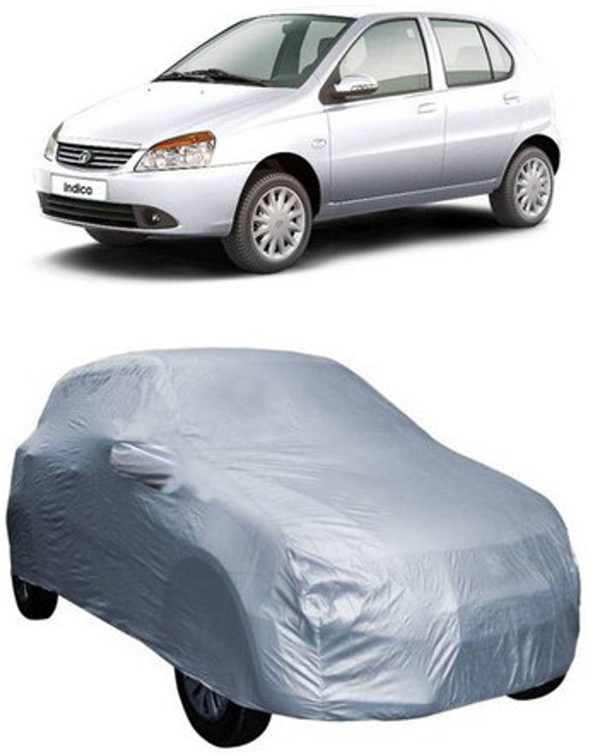 AAMANG Car Cover For Tata Indica (With Mirror Pockets)