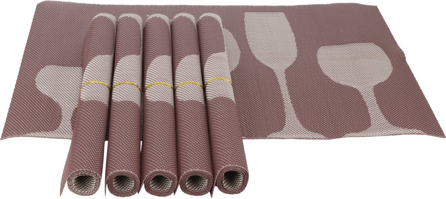 AREO Rectangular Pack of 6 Table Placemat