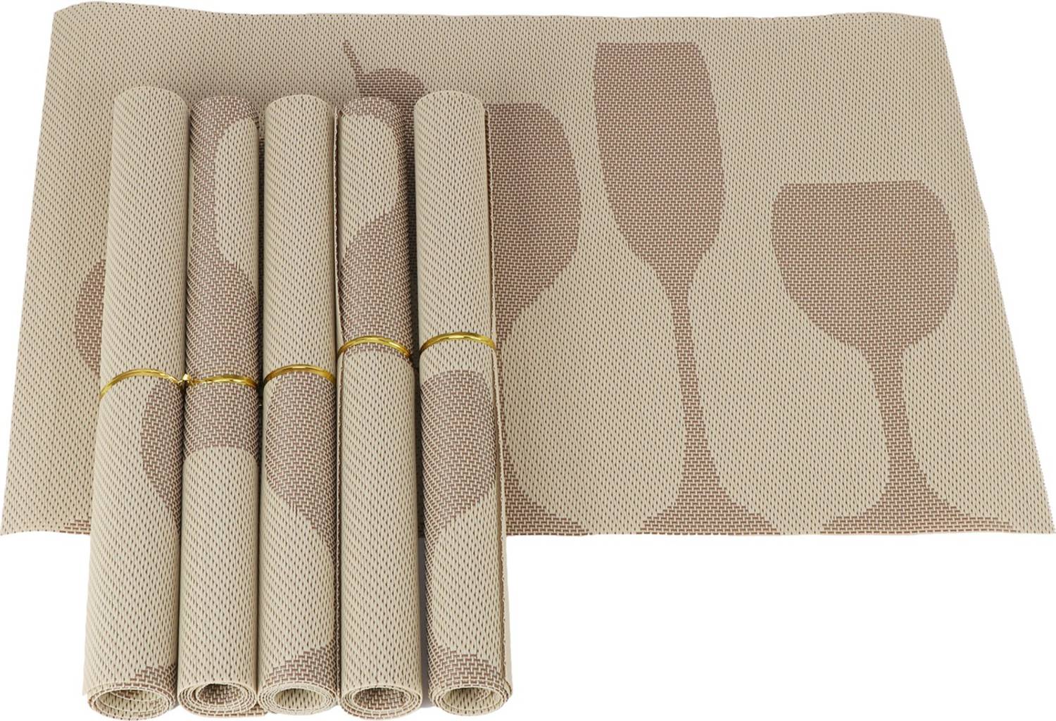 AREO Rectangular Pack of 6 Table Placemat