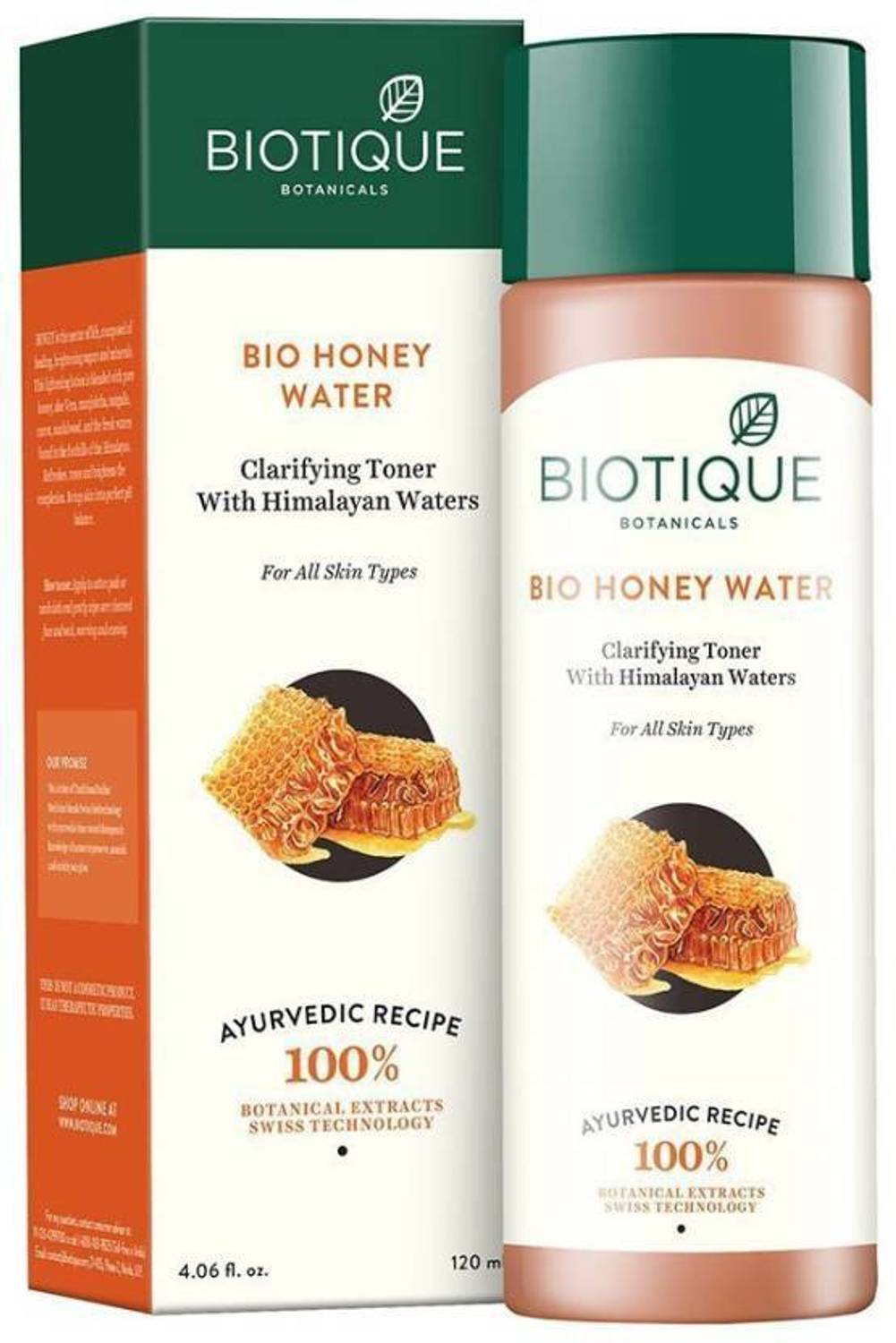 BIOTIQUE honey water pore tightening toner 120ml Men & Women