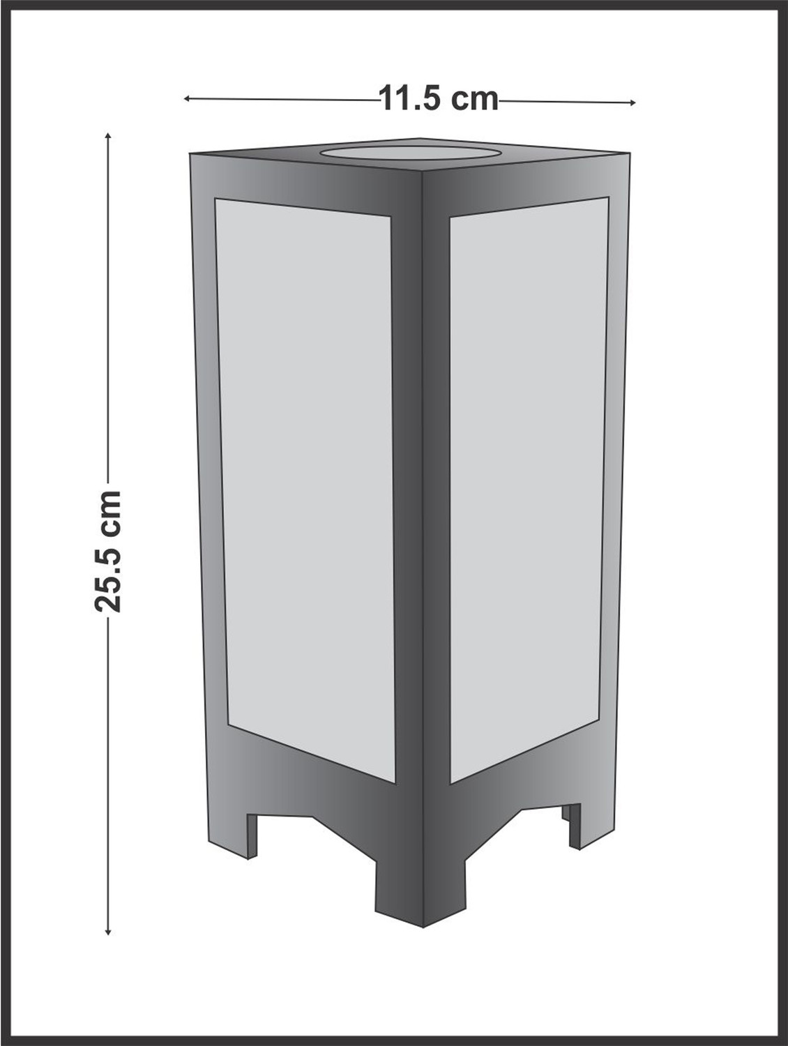 Image of Gojeeva Wooden LED Table Lamp With Creative Design,Suitable Night Lamp
