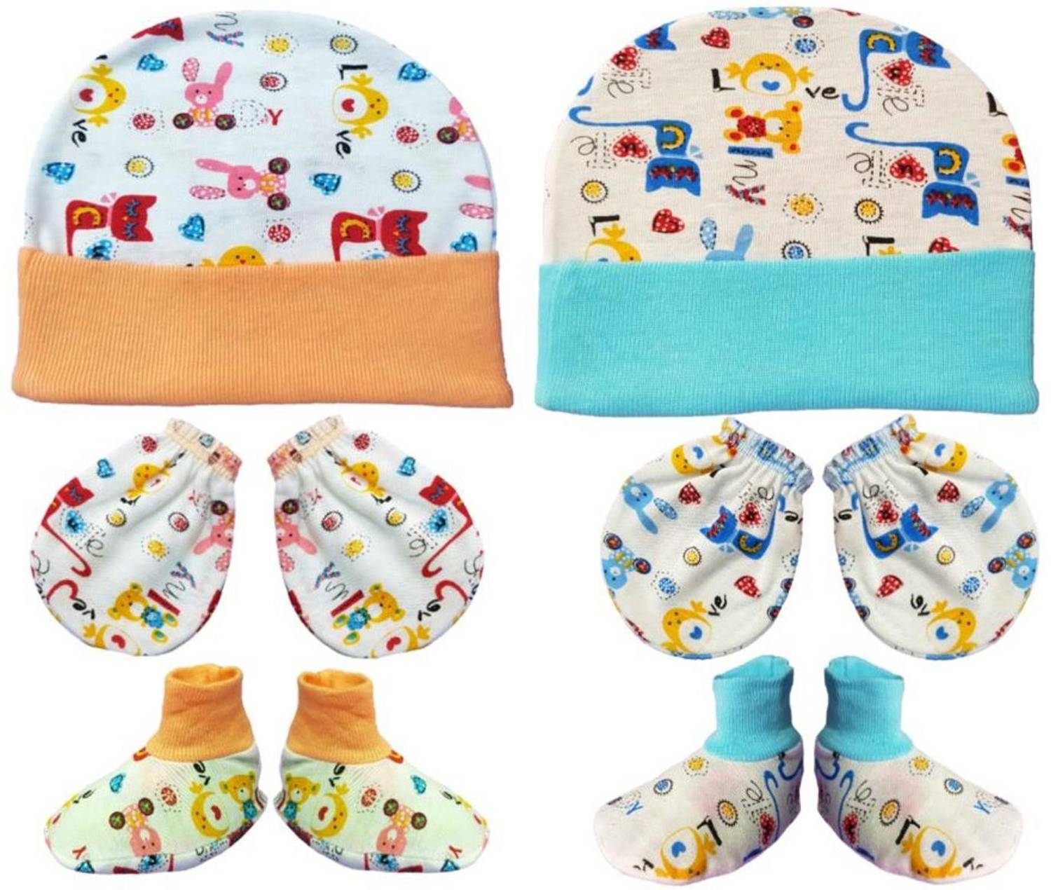BRANDONN Baby Boys & Baby Girls Casual Cap Socks