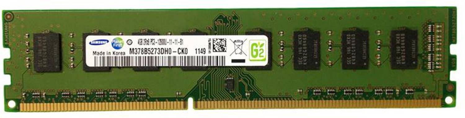 Samsung PC3 12800S DESKTOP PC RAM DDR3 4 GB (Dual Channel) PC (M3