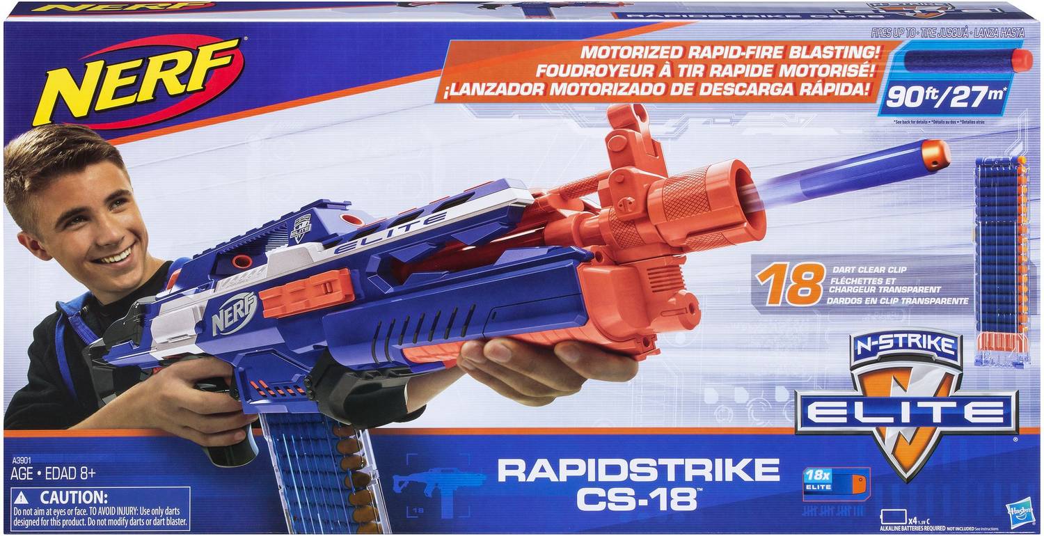 【レア / US仕様】ナーフ電動 NERF RAPIDSTRIKE CS-18 Nerf Elite Rapid Strike CS-18 Guns & Darts - Elite Rapid Strike CS