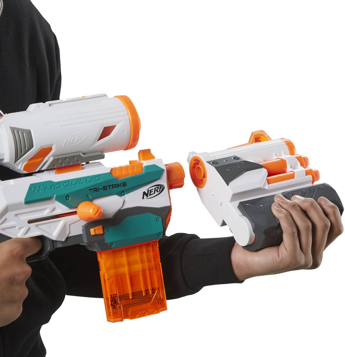 Nerf Modulus Tri-Strike Blaster,Create 3 Different Blasters Guns