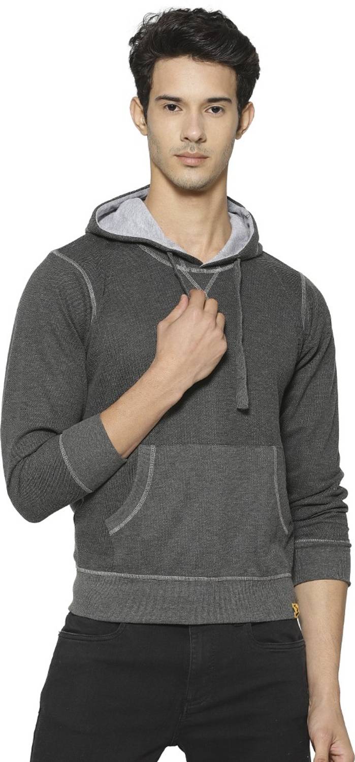 CAHOOT Full Sleeve Solid Men Sweatshirt