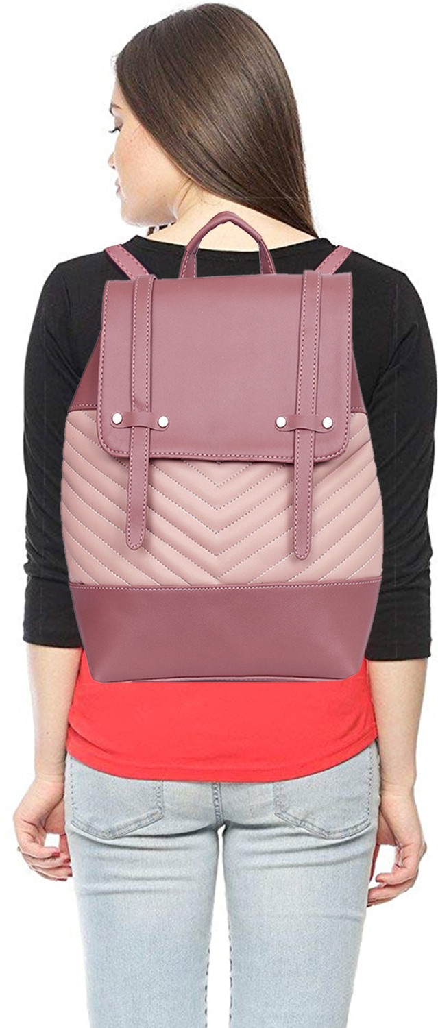 Image of Leather Land 3 In 1 Smooth In ONION PINK 5 L Backpack