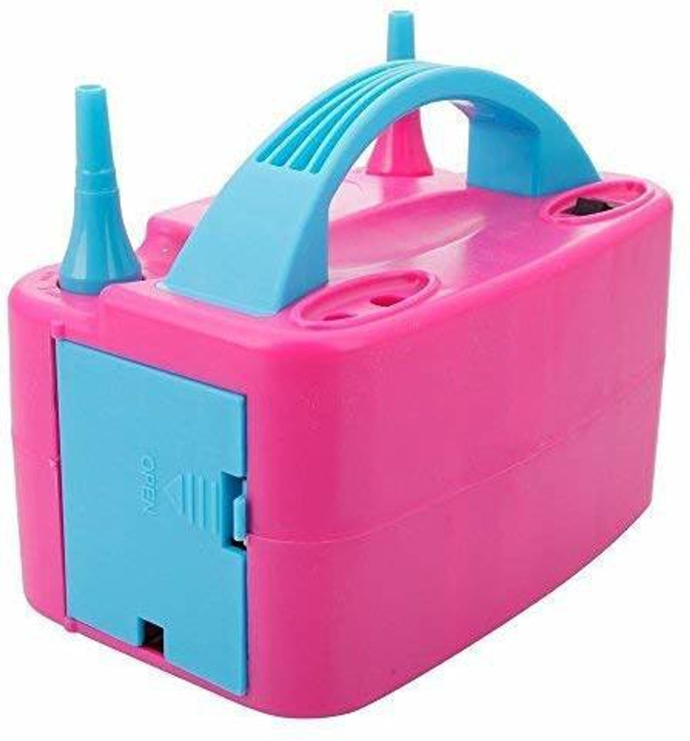 Image of Rozi Decoration Electric Air Pump for Balloons Balloon Pump (Pink, Blue)