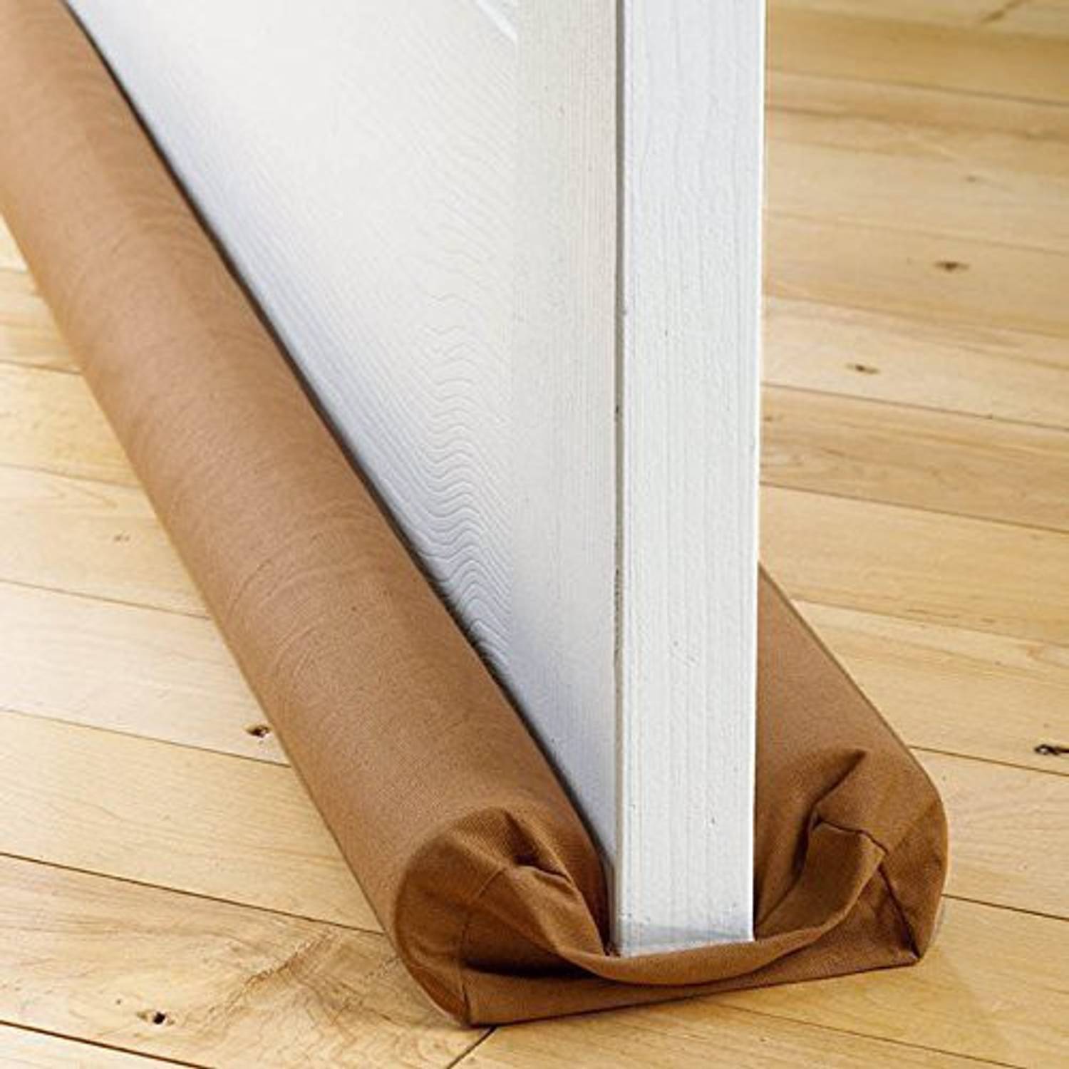 AMMEDARSHAN Twin Draft Under Door Twin Draft Fabric Guard Cover Stop Light Dust Cool Air Escape Protector Door Mounted Door Stopper