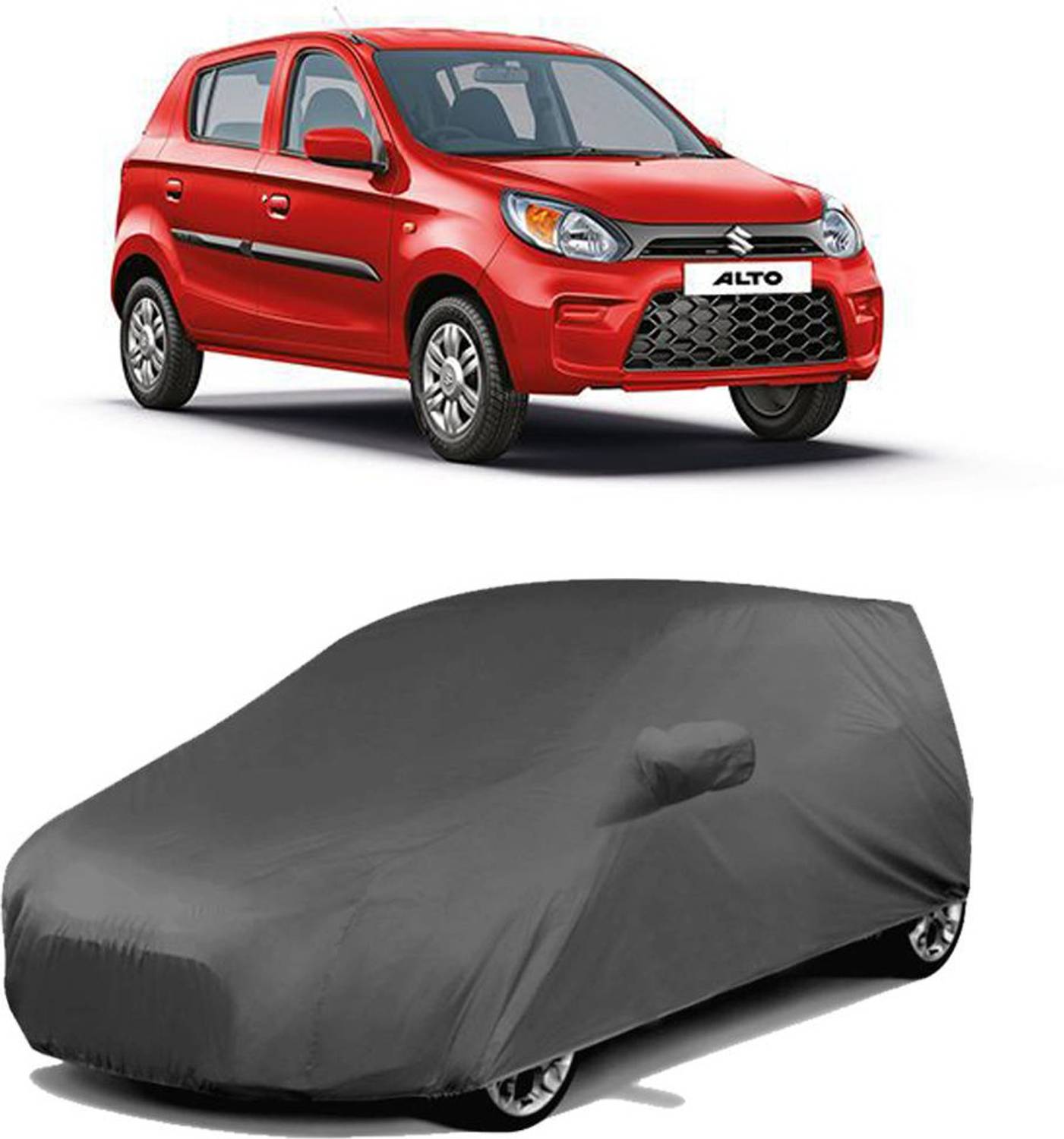 Akshita Enterprises Car Cover For Maruti Suzuki Alto 800 (With Mirror Pockets)