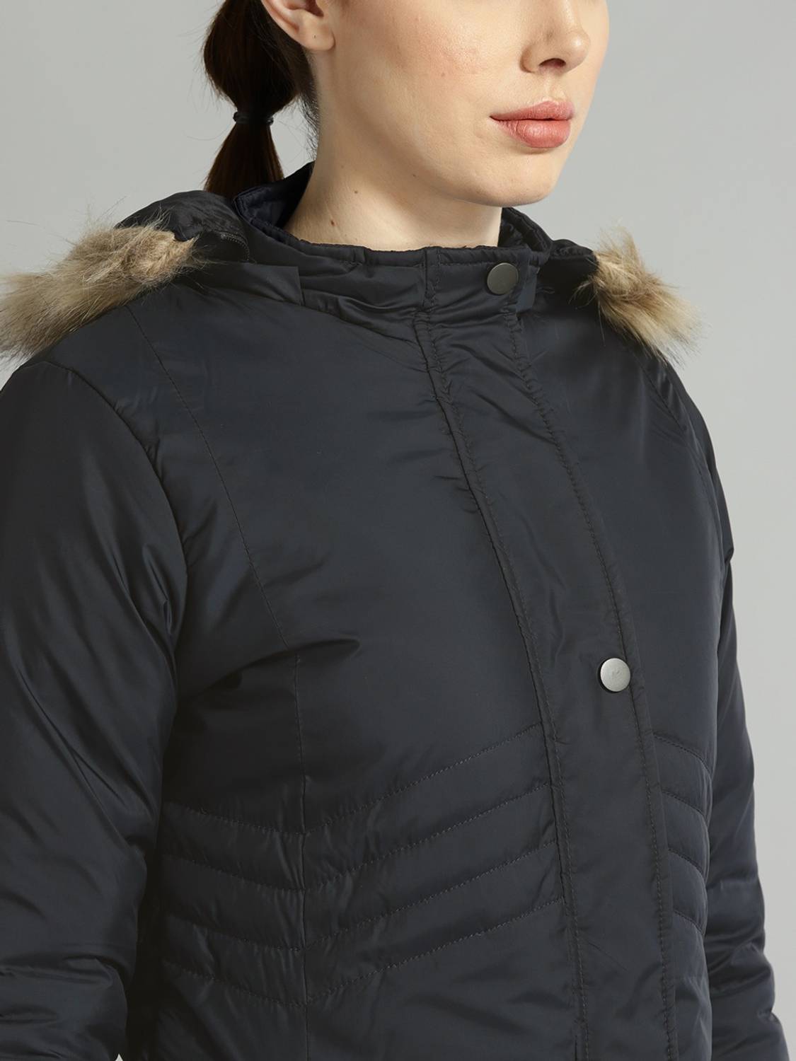 Roadster Women Full Sleeve Solid Jacket - Image 2
