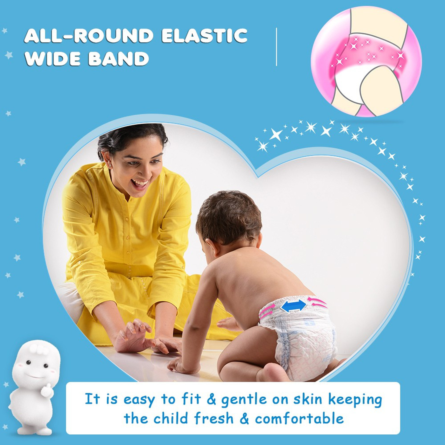 Image of MamyPoko Pants Extra Absorb Diapers Pant Diapers - M