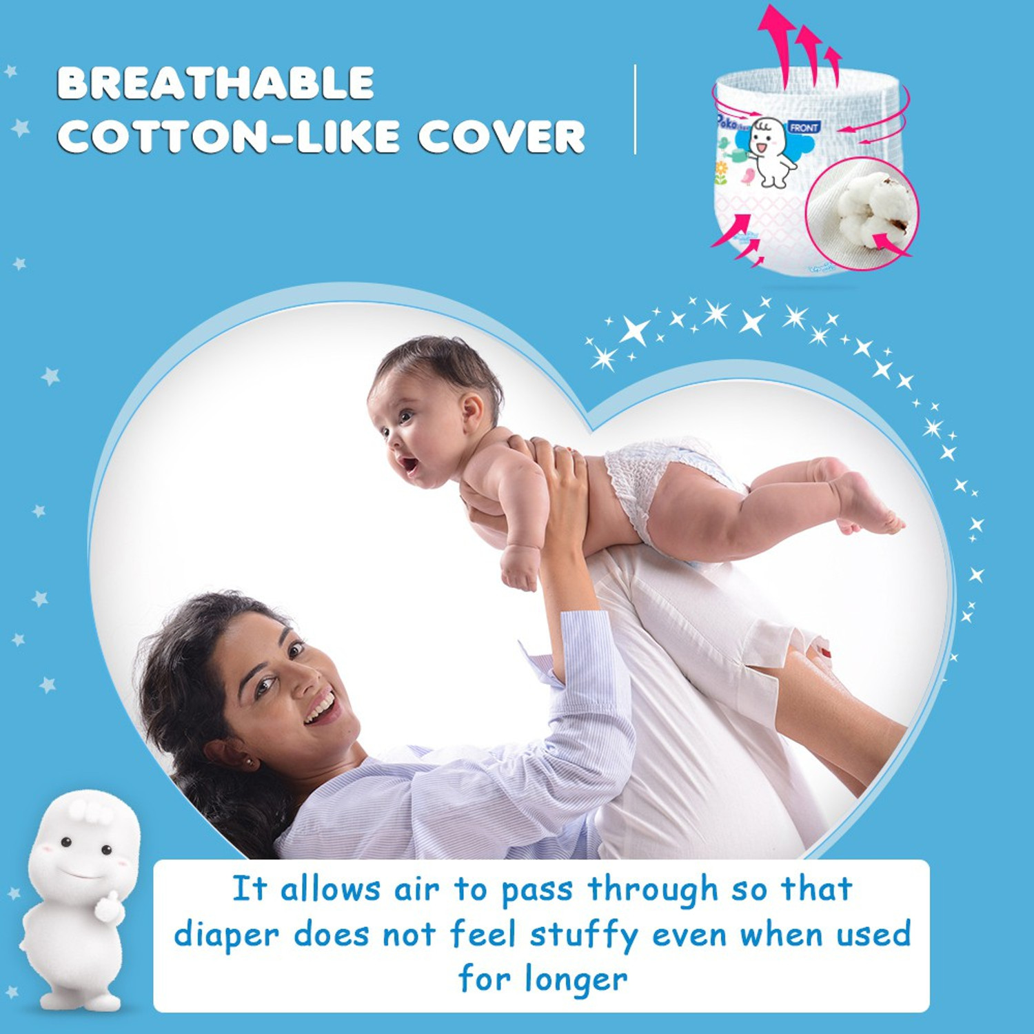 Image of MamyPoko Pants Extra Absorb Diapers Pant Diapers - M