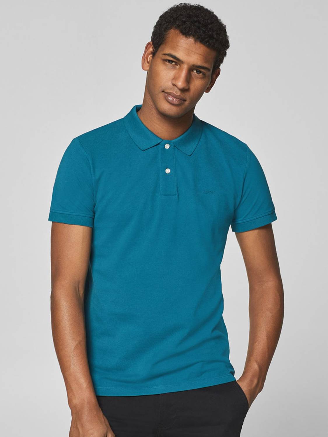 Shopee Tee Shirt En Esprit ESPRIT Solid Men Polo Neck Dark Blue T-Shirt Buy ESPRIT Solid Men Polo  Neck Dark Blue T-Shirt Online At Best Prices In India