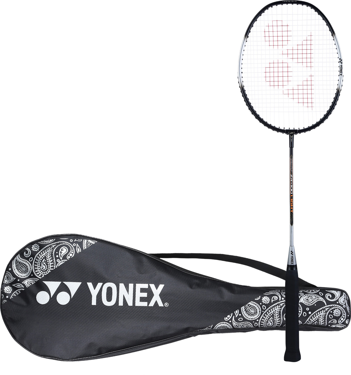 Image of YONEX ZR 100 Light Black, Silver Strung Badminton Racquet