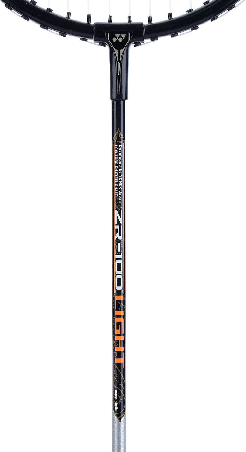 Image of YONEX ZR 100 Light Black, Silver Strung Badminton Racquet