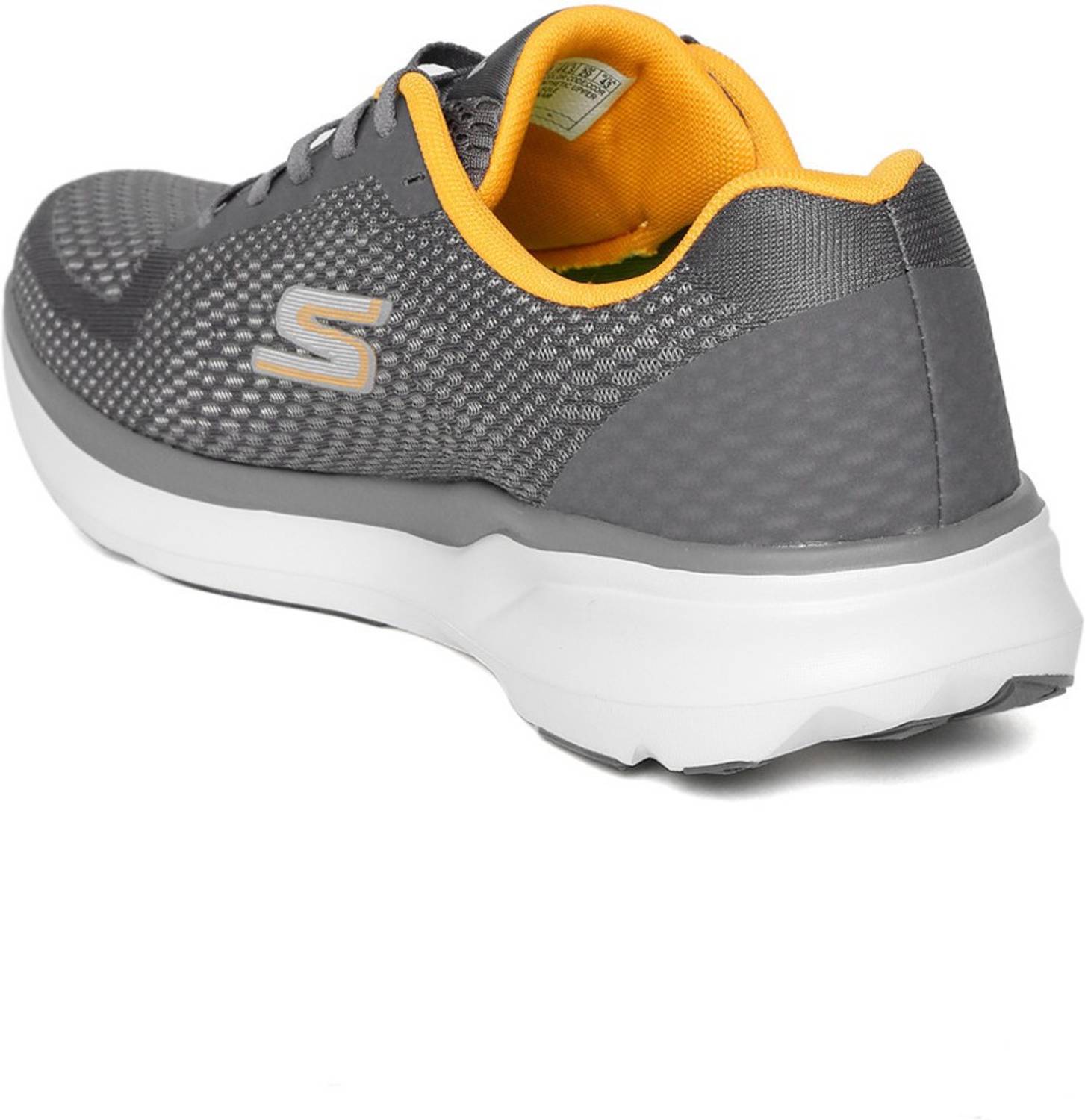 Skechers GO RUN PURE Men's Gray Sneakers - Image 2