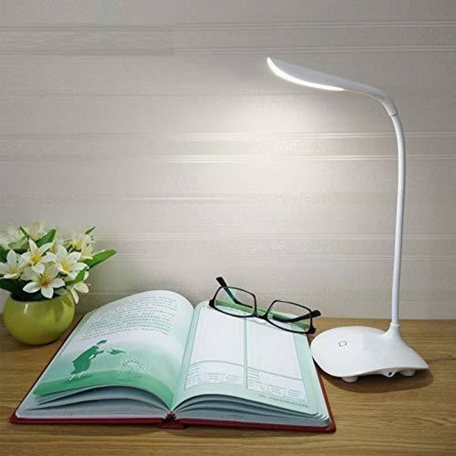 Meenamart Power Plus Flexi Swan Led Tableware / Desk/Study/Night