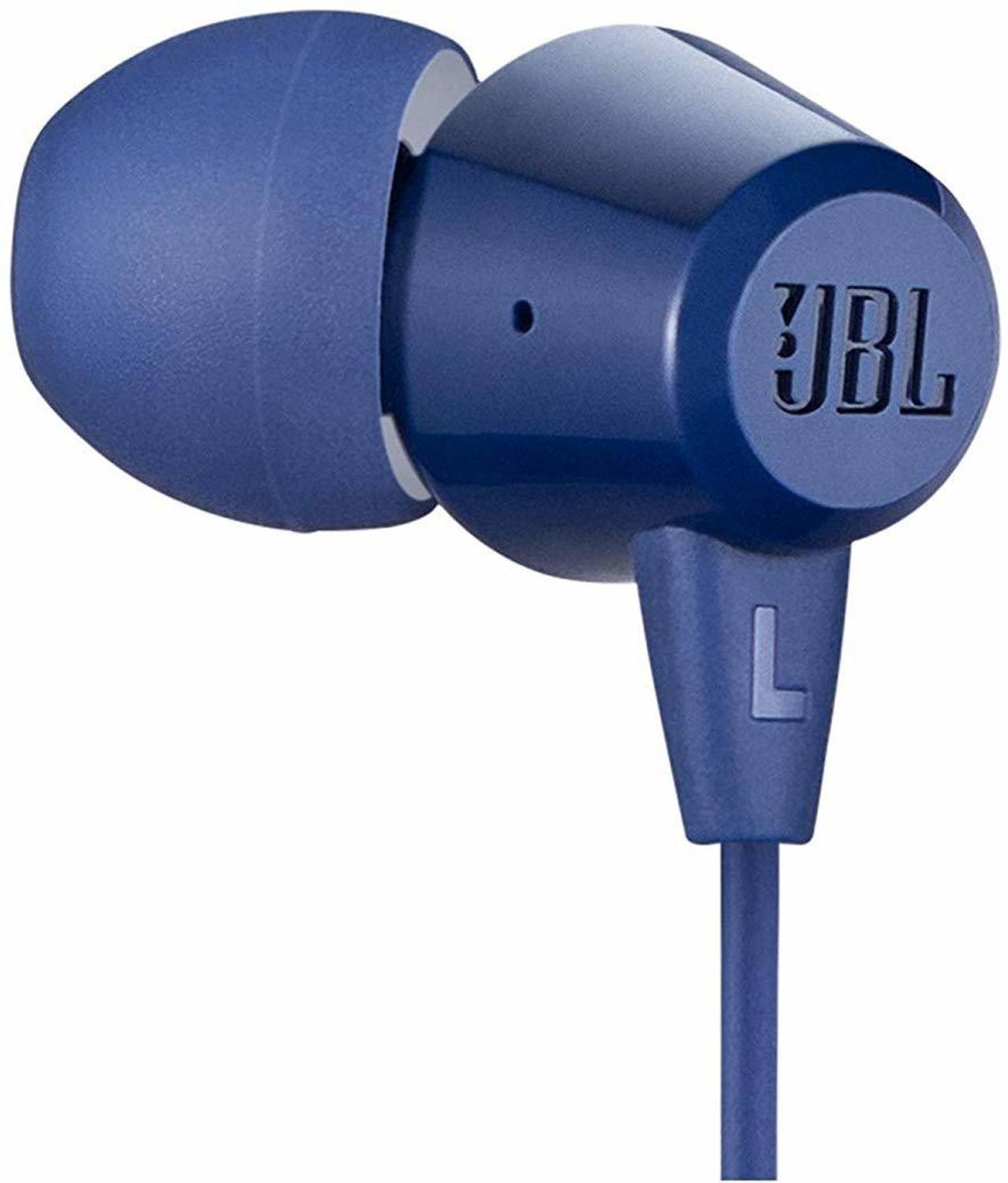 JBL C50HI Wired Earphones Blue - Image 4