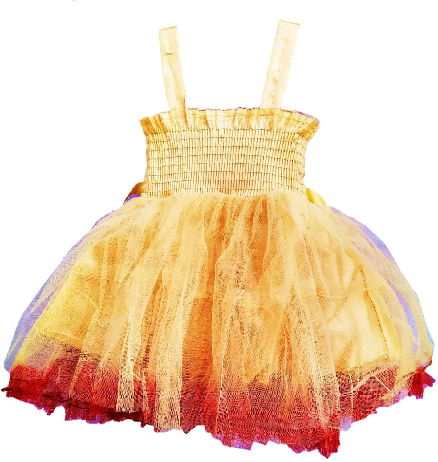 Image of socho samjo Girls Midi /Knee Length Festive /Wedding Dress