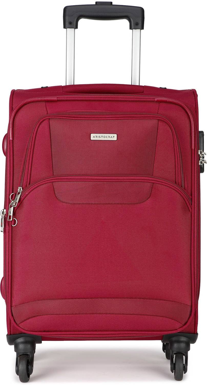 ARISTOCRAT AMBER 4W STROLLY (H) 69 RED Check-in Suitcase 4 Wheels - 24 inch