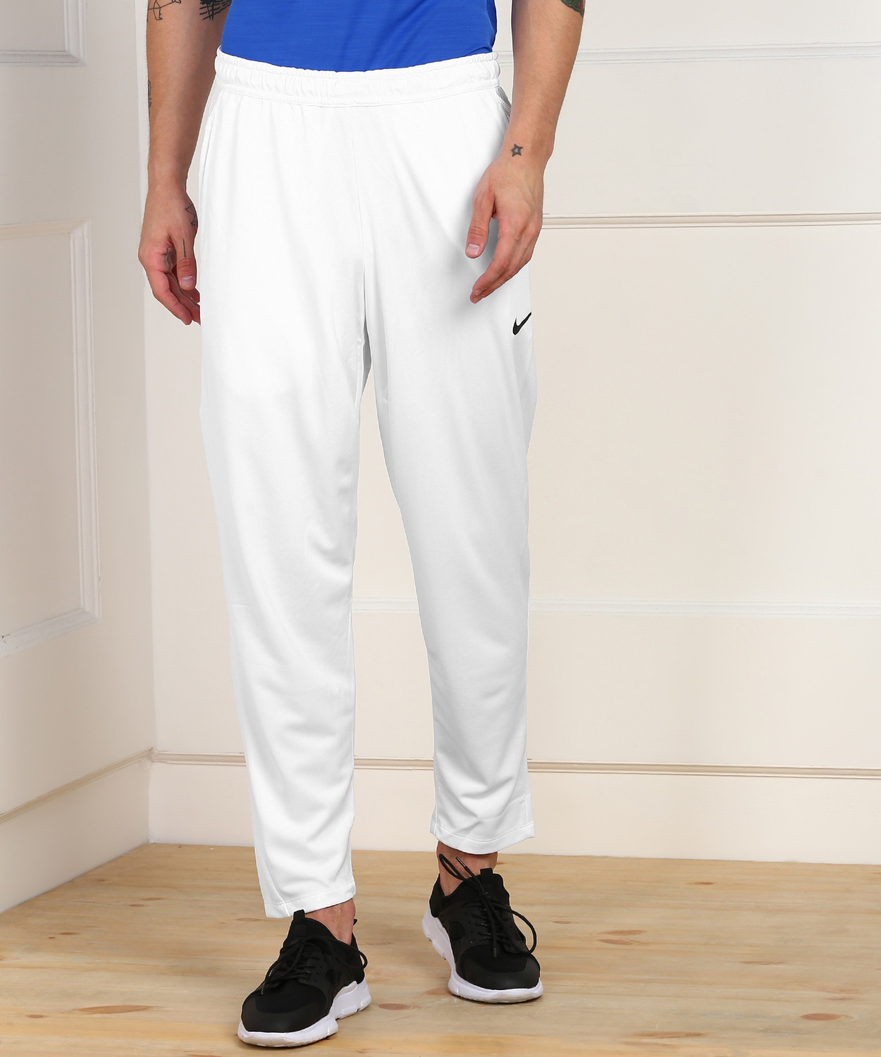white nike sweatpants mens