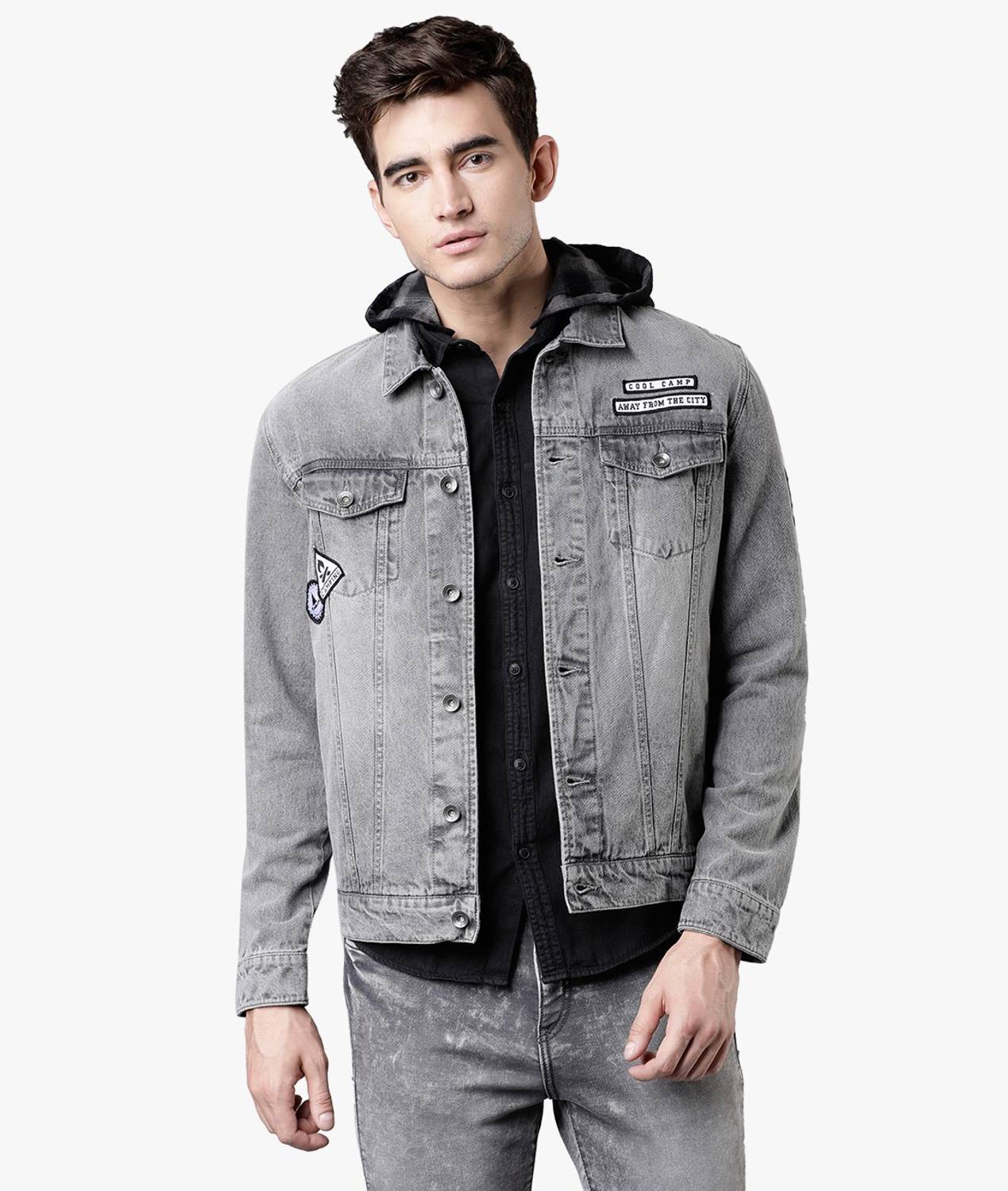 LOCOMOTIVE Full Sleeve Washed Men Jacket - Buy LOCOMOTIVE Full