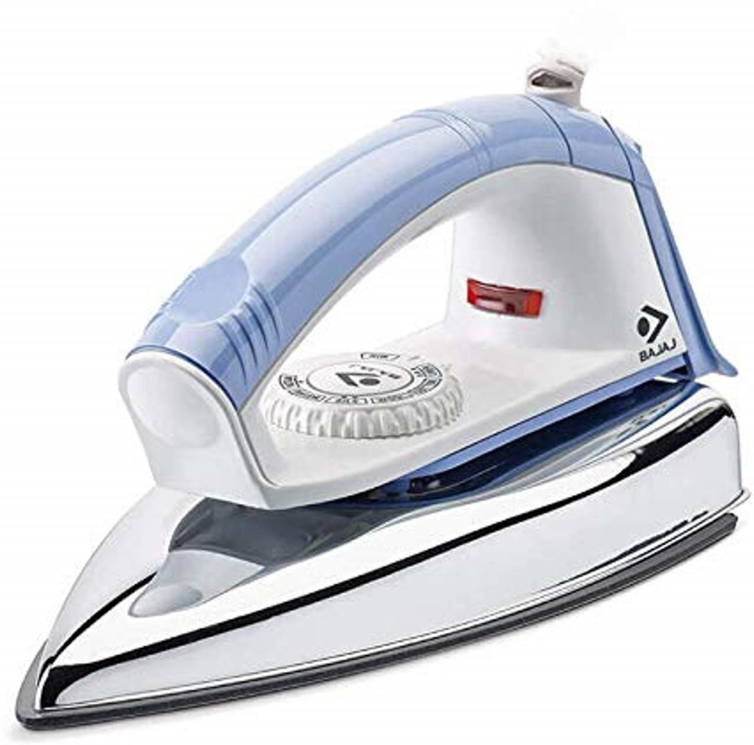 Image of BAJAJ New Popular Plus Dry Iron (White /Lavender) 750 Watt 750 W Dry Iron