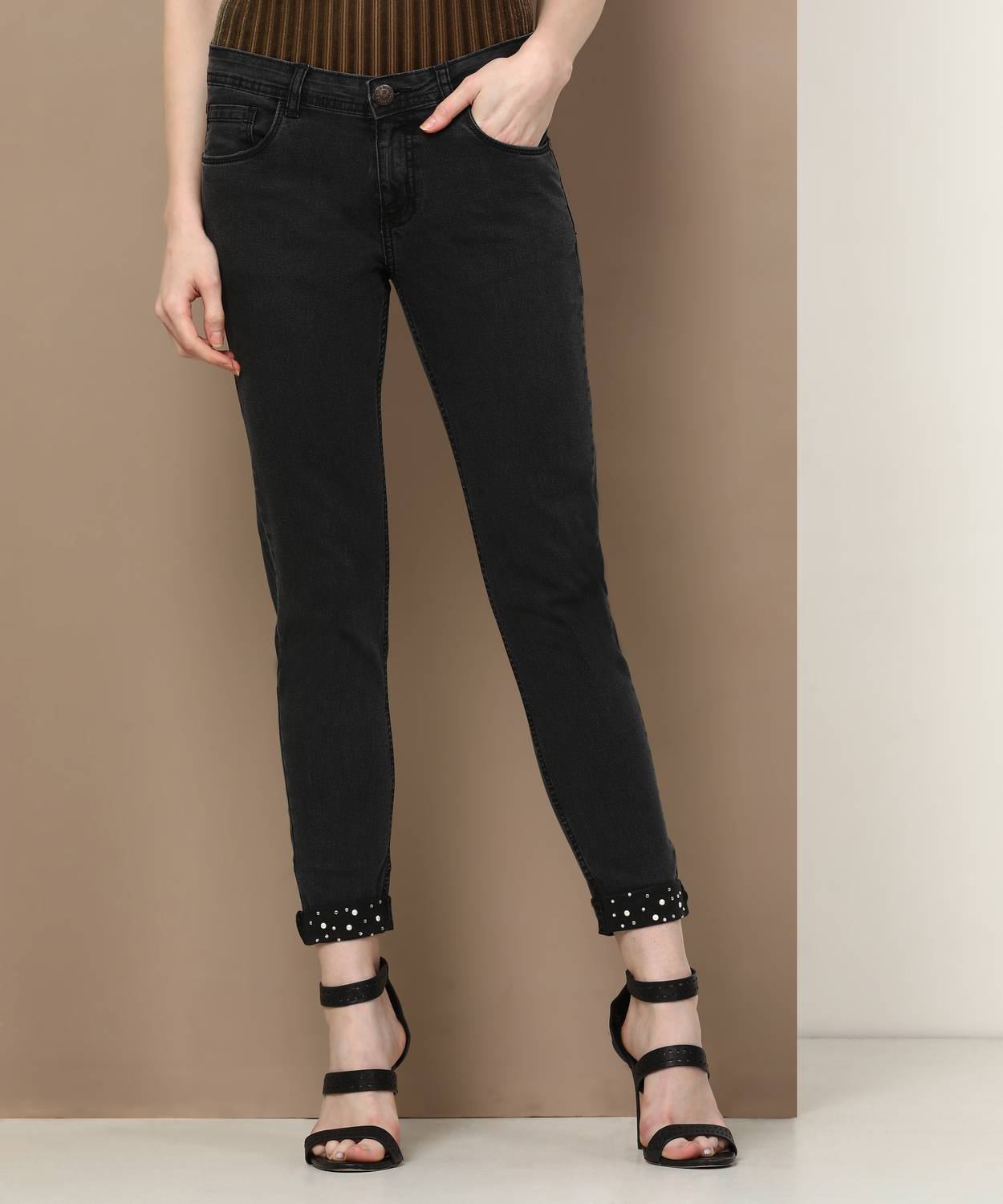 Avirate Skinny Women Grey Jeans