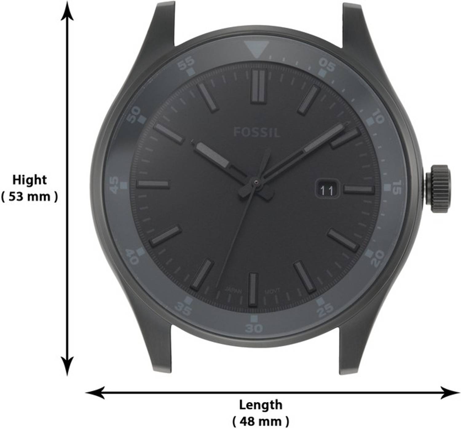 FOSSIL / フォッシル FS5531 Belmar ベルマー メンズ Official Warranty] Fossil FS5531 Men's Belmar Three-Hand Date