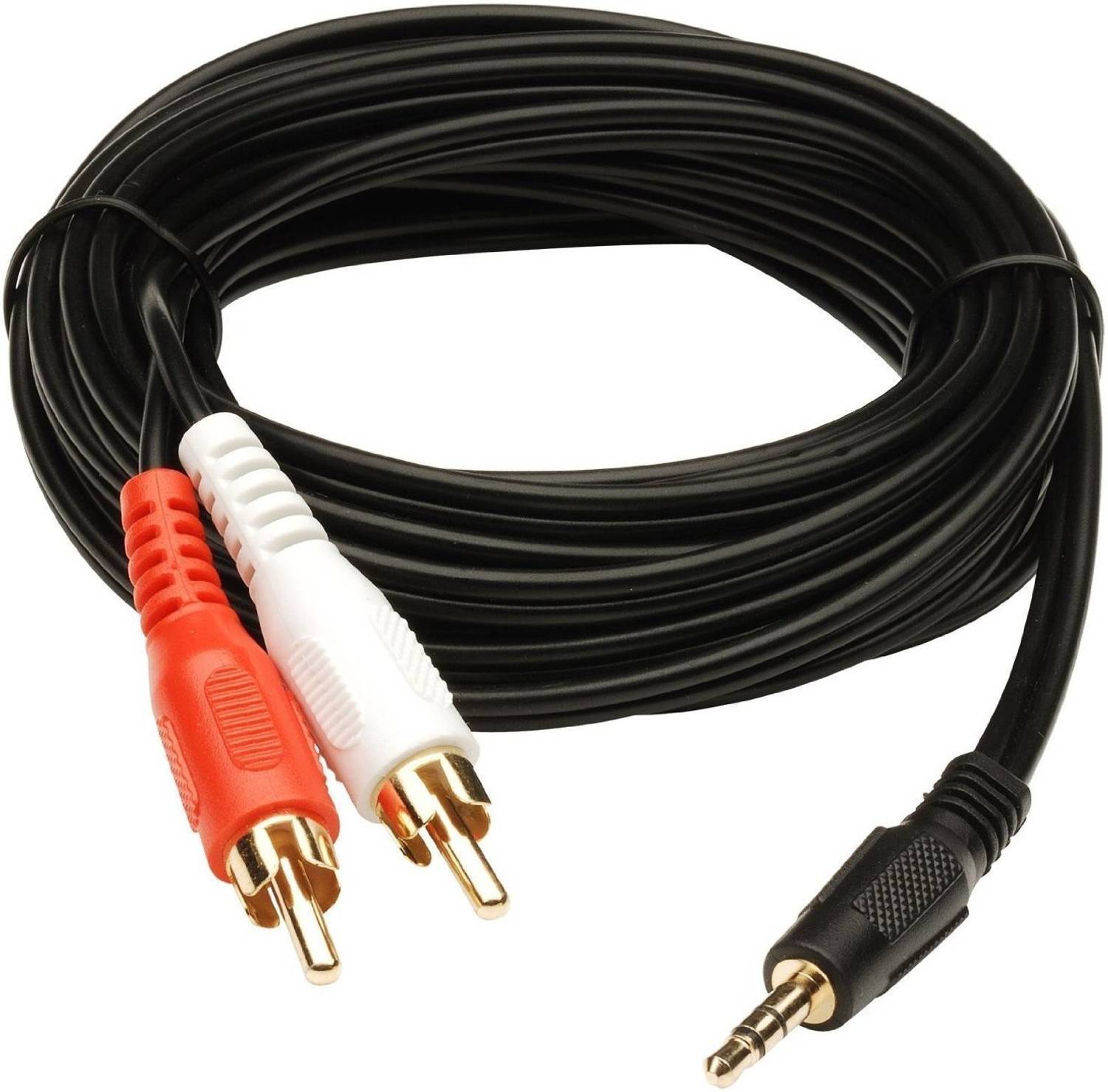 Barry John  TV-out Cable 3.5mm Jack to 2 RCA Male M/M AV Audio Video Cable 1.5 Meter Length