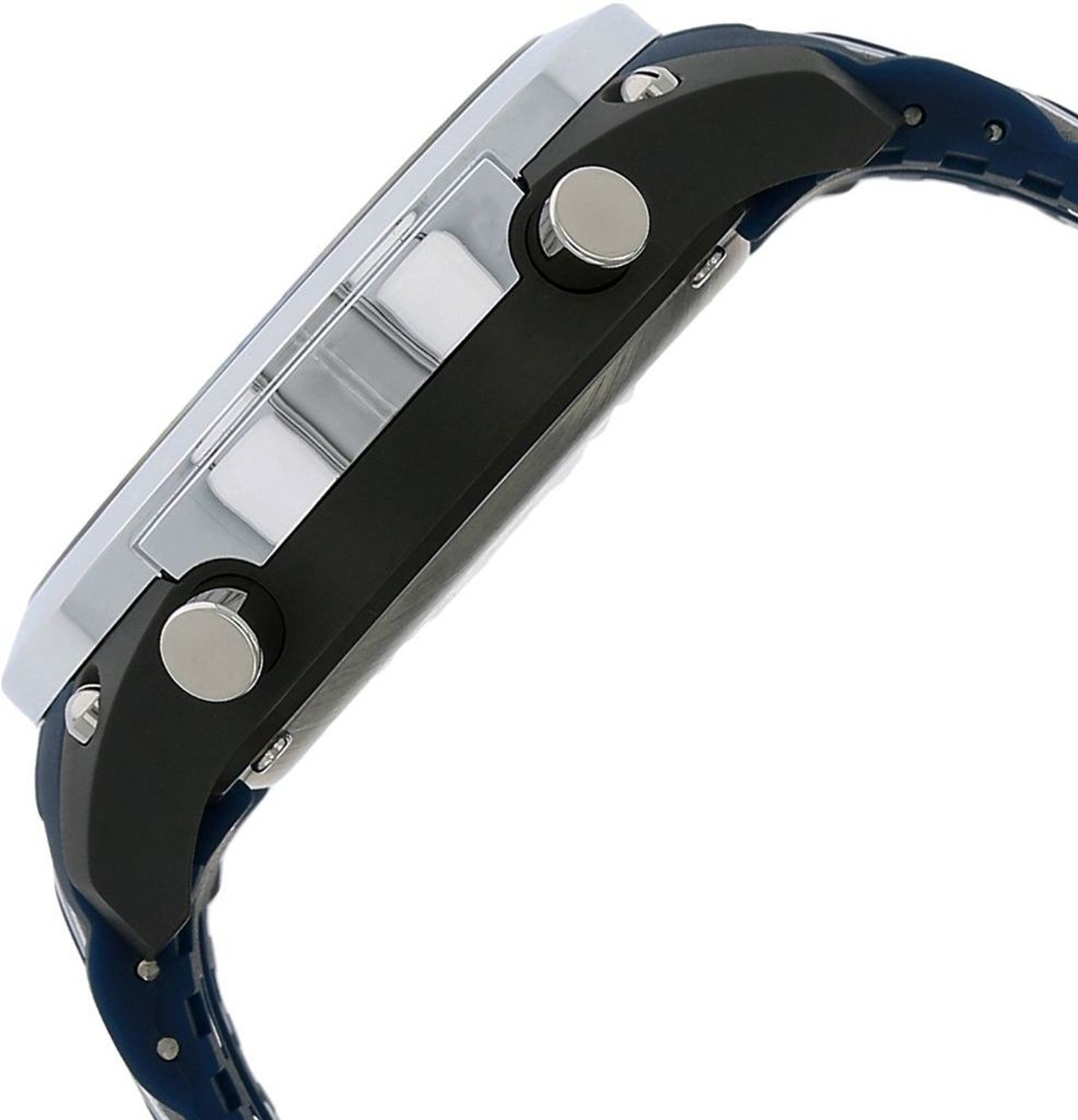 Image of SONATA NP77034PP03 SF Digital Dial Blue Navy Plastic Strap Digital Watch - For Men