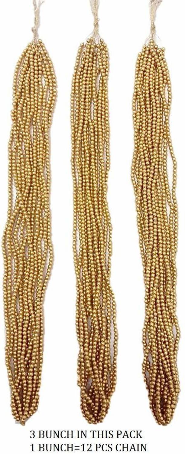 FASHION CLUSTER AARI Work Beads,Colour-Antic Gold,Used for/Dress/JEWELRY/Art and Craft