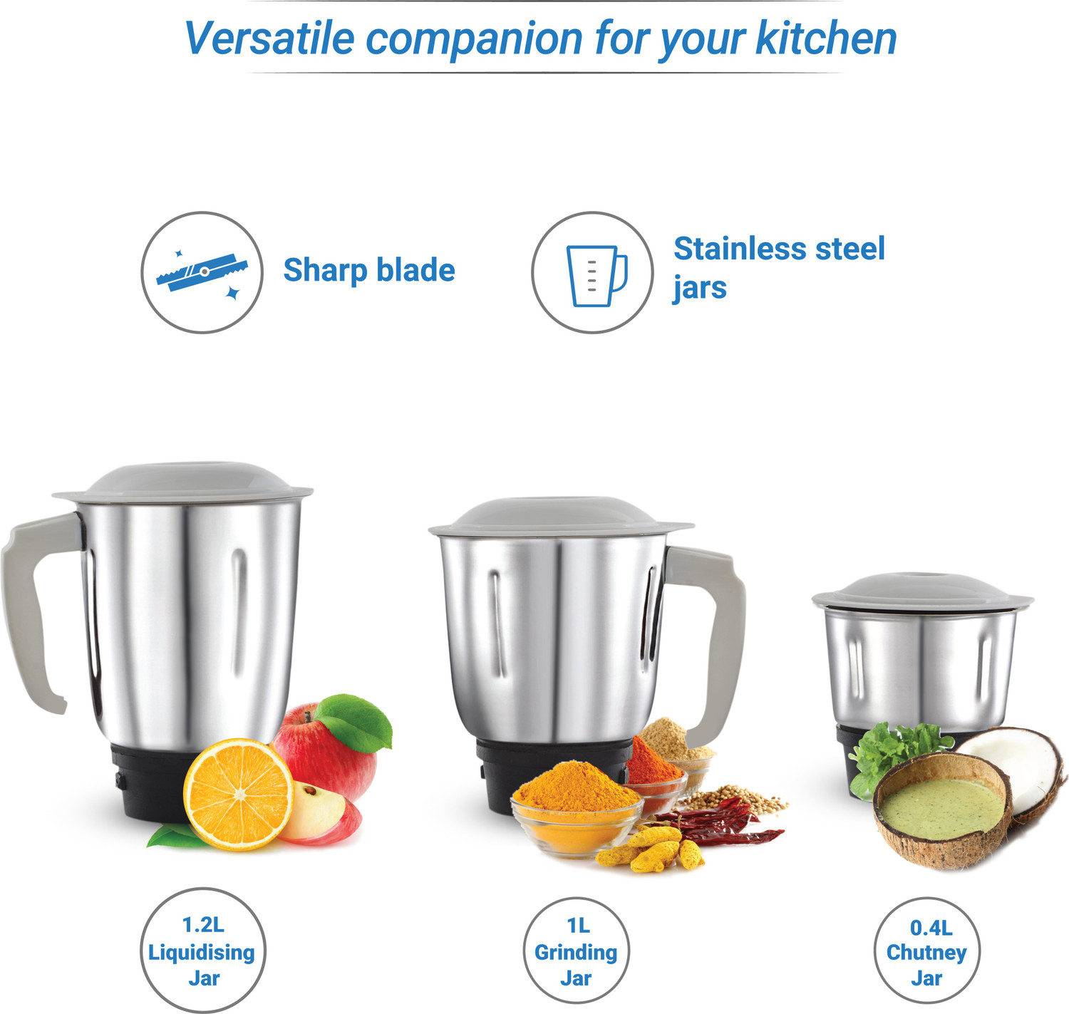 Image of Flipkart SmartBuy Storm 500 W Juicer Mixer Grinder