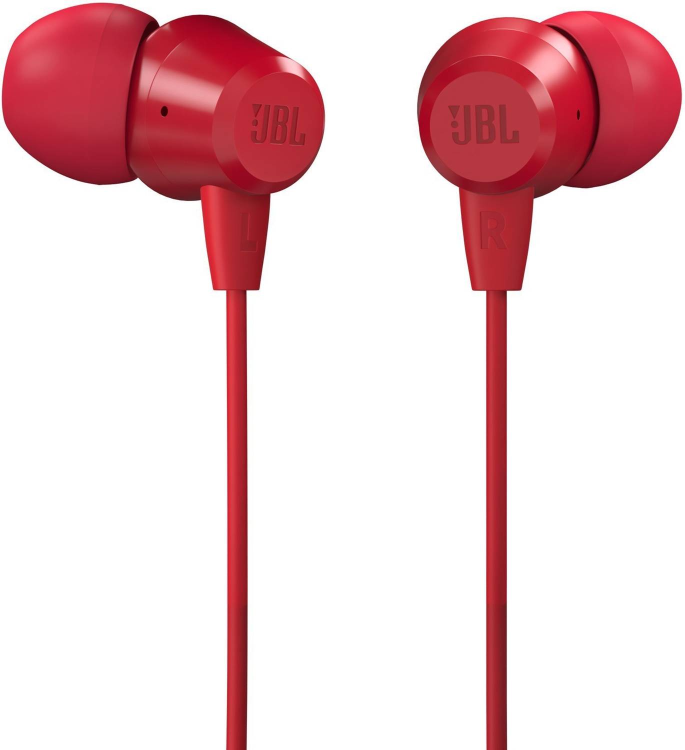 JBL C50HI Wired Gaming Headset (Red, In the Ear)
