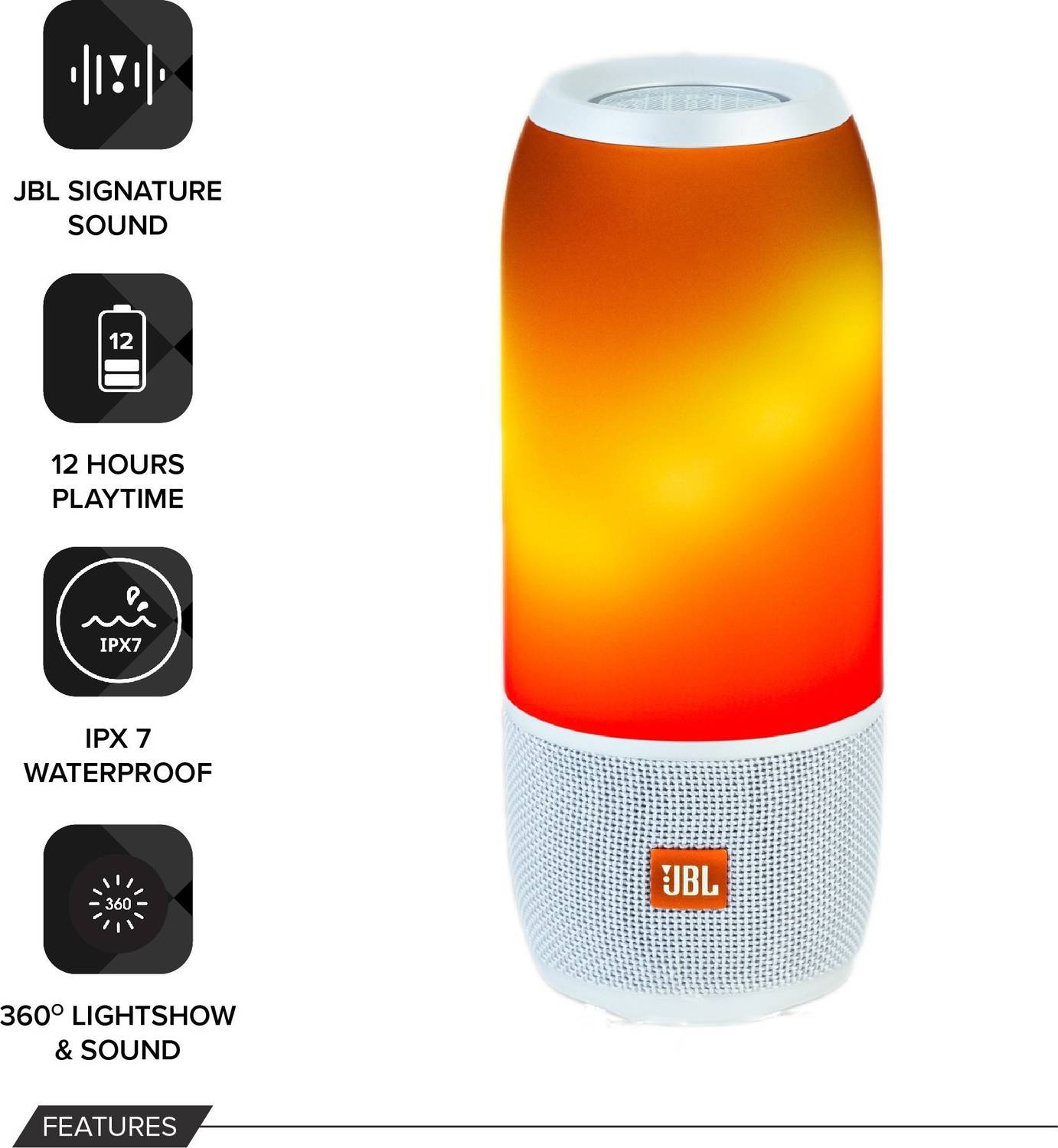 Buy JBL Pulse 3 Portable Bluetooth Speaker Online from Flipkart.com