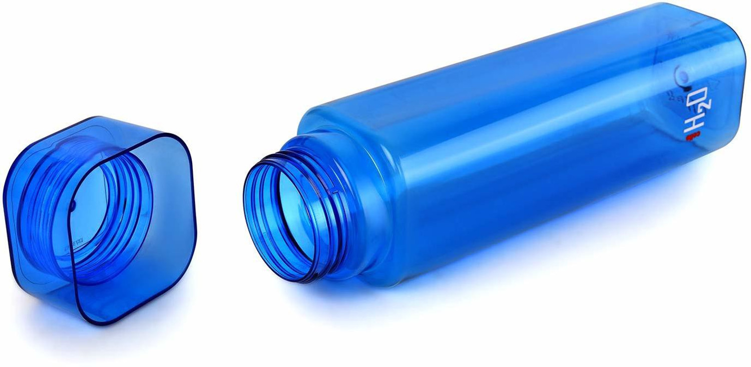 Image of cello H2O Squaremate Plastic Water Bottle Set of 6 1000 ml Plastic Bottle