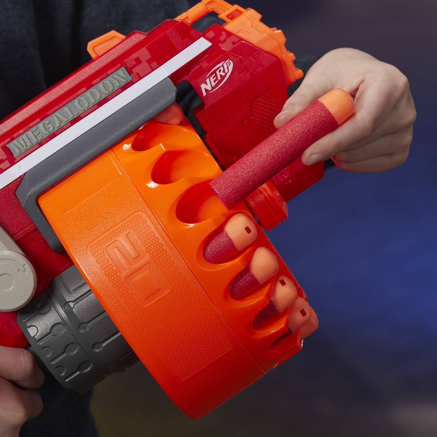 Nerf Megalodon N-Strike Mega Toy Blaster with 20 Official Mega